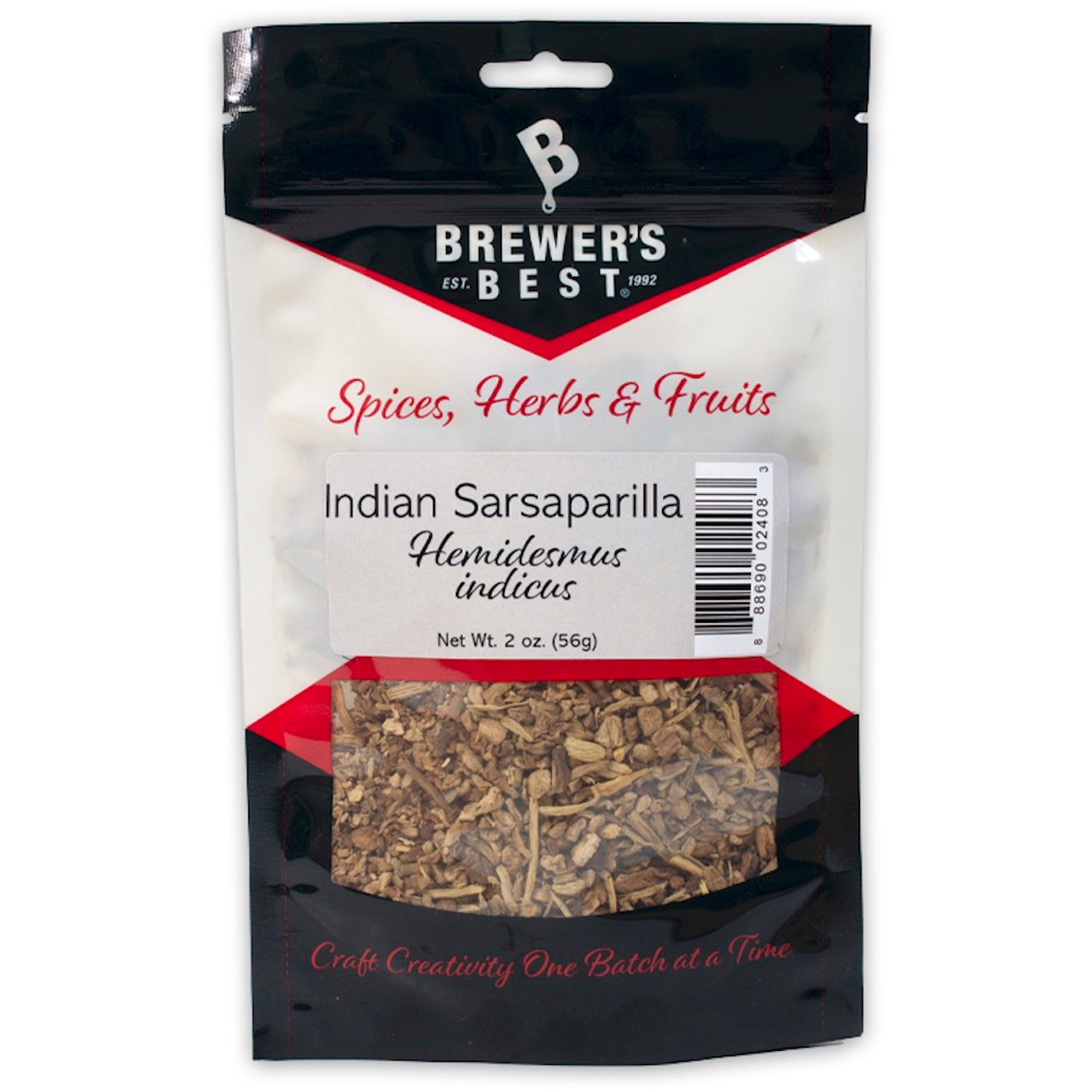 Indian Sarsaparilla 2 oz package