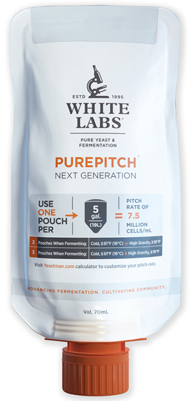 White Labs PurePitch® Next Generation WLP500 Monastery Ale Yeast Package Front