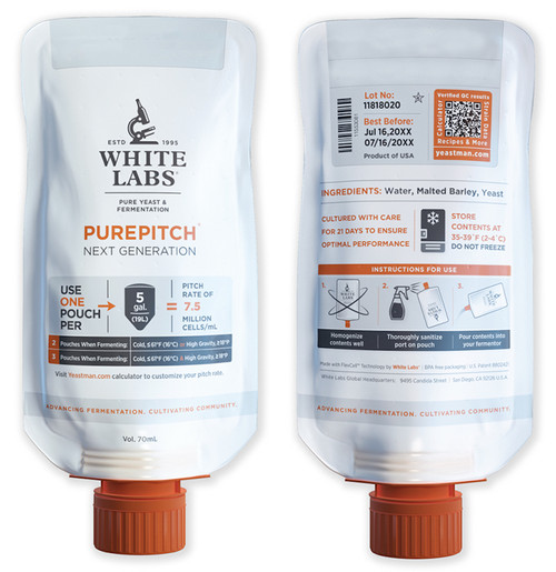 White Labs WLP001 California Ale yeast - Pure Pitch Next Generation
