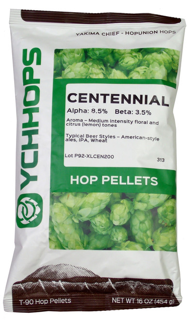 Centennial Hop Pellets - 1 pound