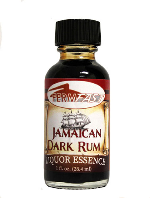 FermFast Dark Jamaican Rum Liquor Essence Bottle