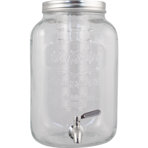 Glass Beverage Dispenser Front View