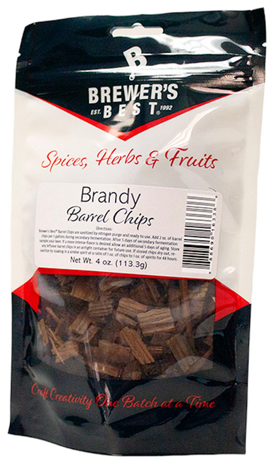 Brewer's Best Brandy Barrel Chips 4 oz Package