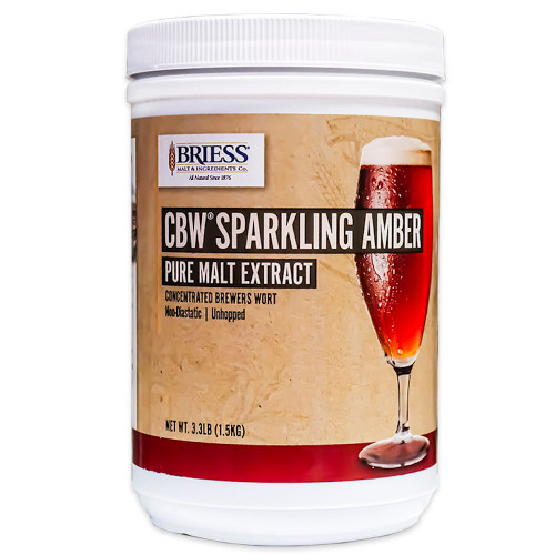 Briess Sparkling Amber 3.3 lb container
