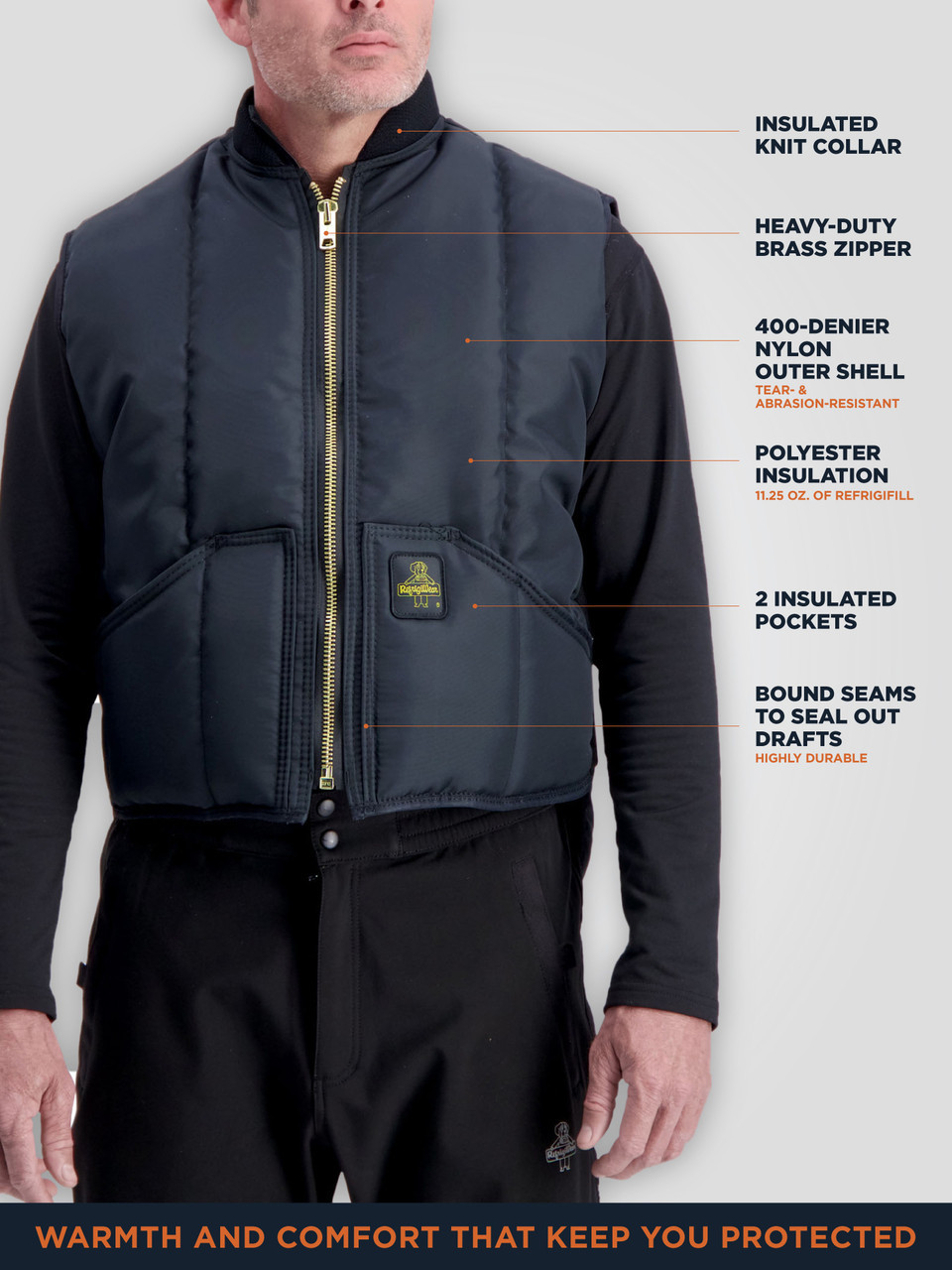HiVis Iron-Tuff® Vest - High Visibility and Warmth