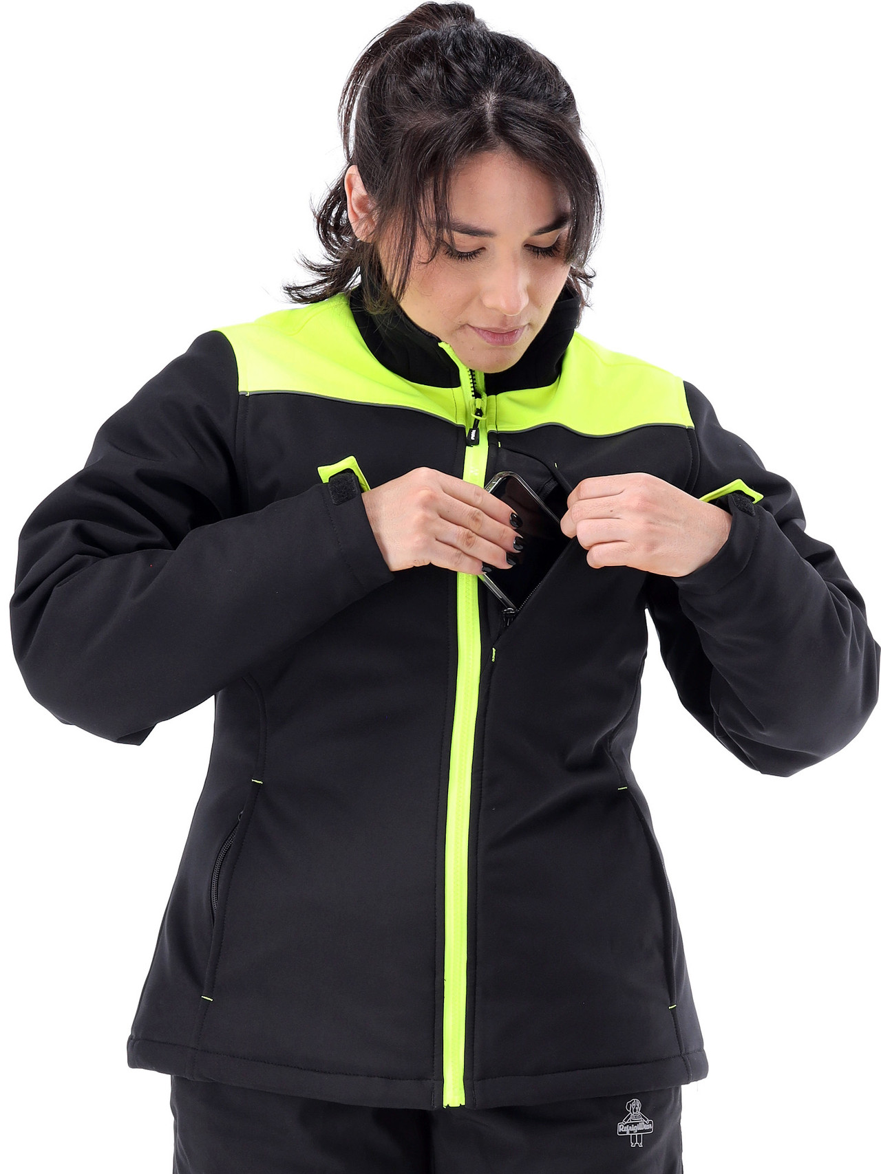 Women's Two-Tone HiVis Insulated Softshell Jacket