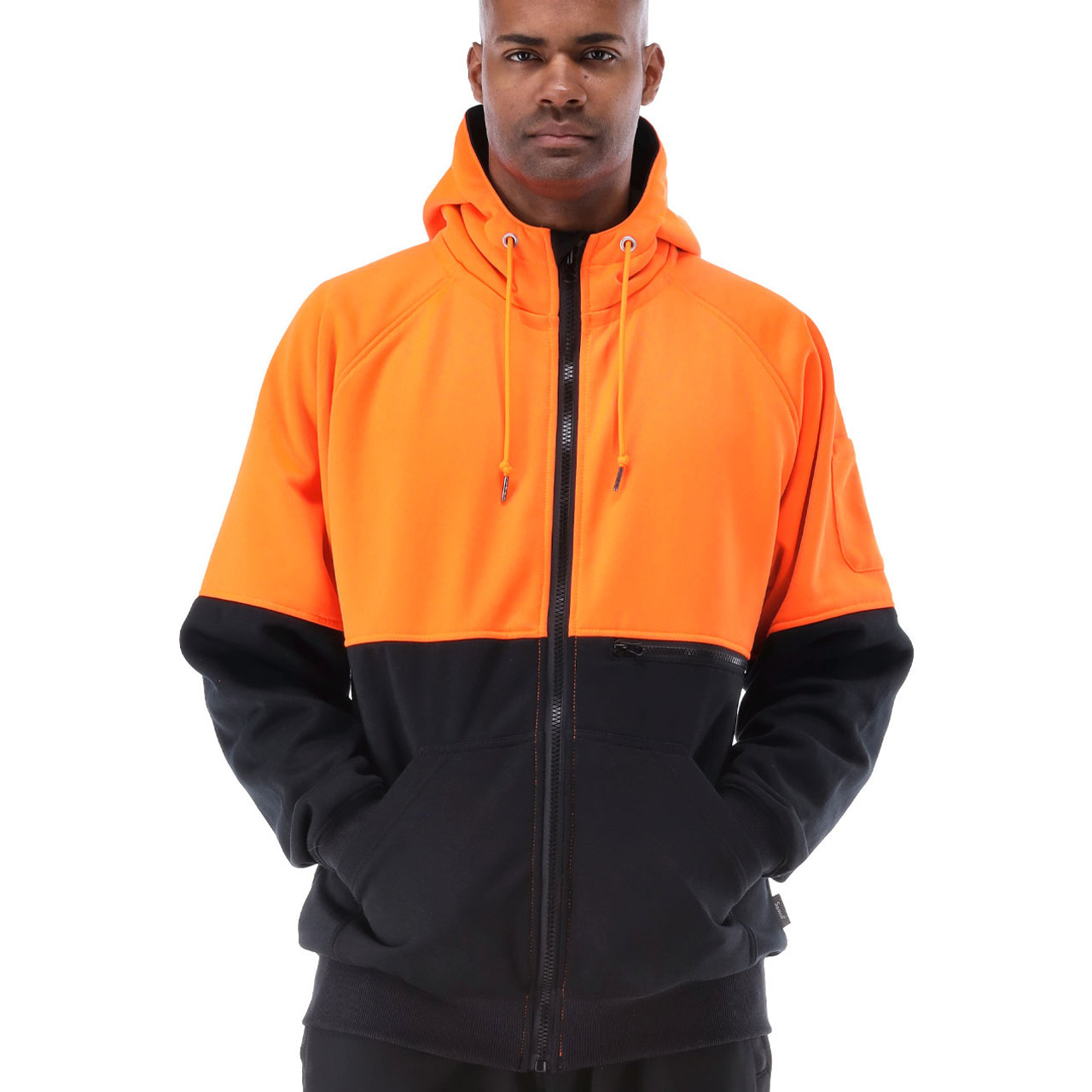 Hi-Vis Full-Zip Hoodie for Work (8425) | Samco Hi-Vis Full-Zip Hoodie for Work (8425) | Samco