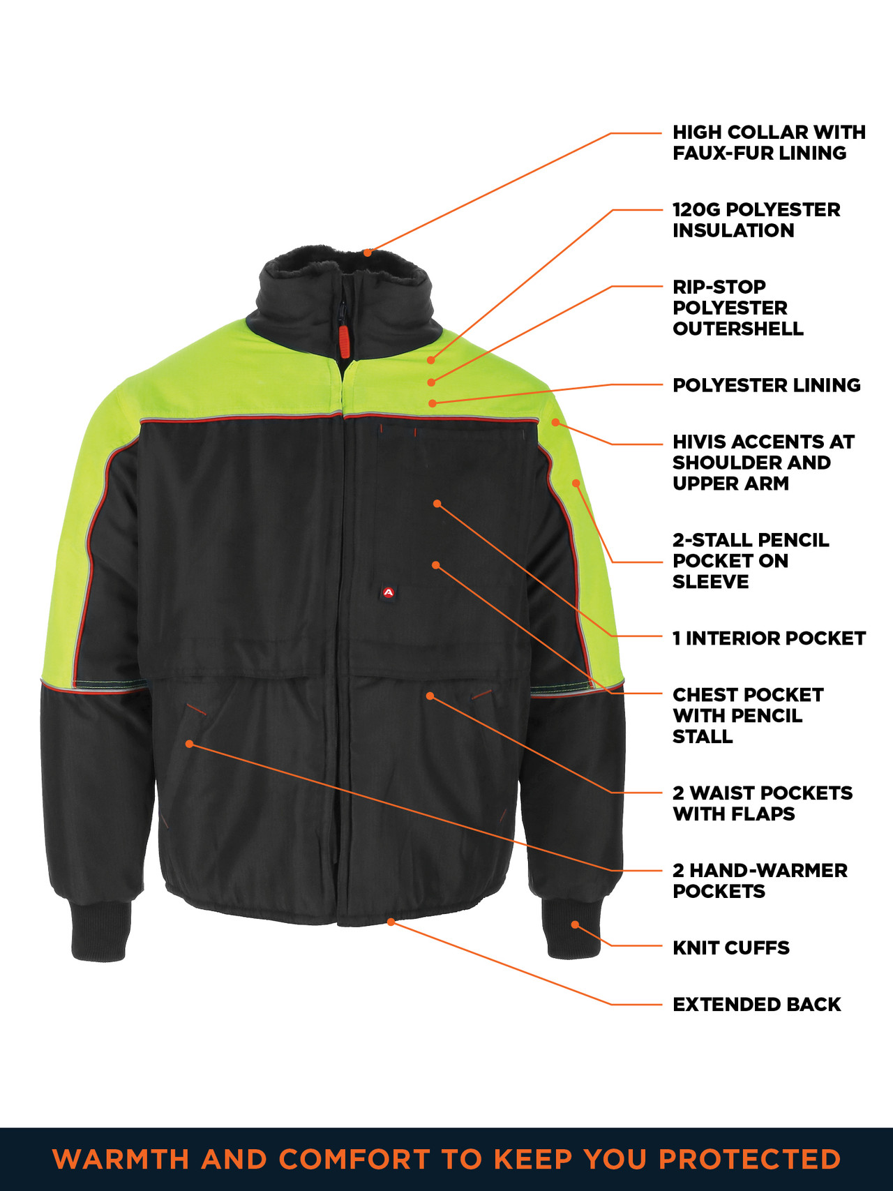 Alpine Freezer Jacket (8025) | Avaska | RefrigiWear Alpine Freezer Jacket (8025) | Avaska | RefrigiWear