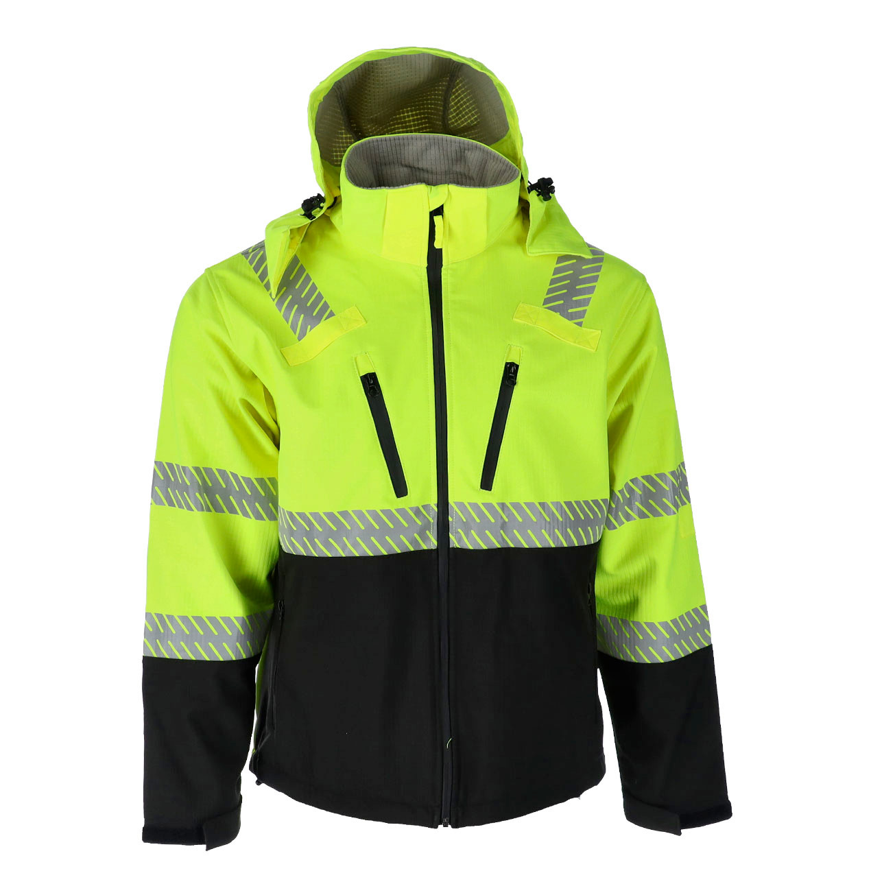 Ripstop Softshell Black Bottom Jacket (8033) | Avaska | RefrigiWear