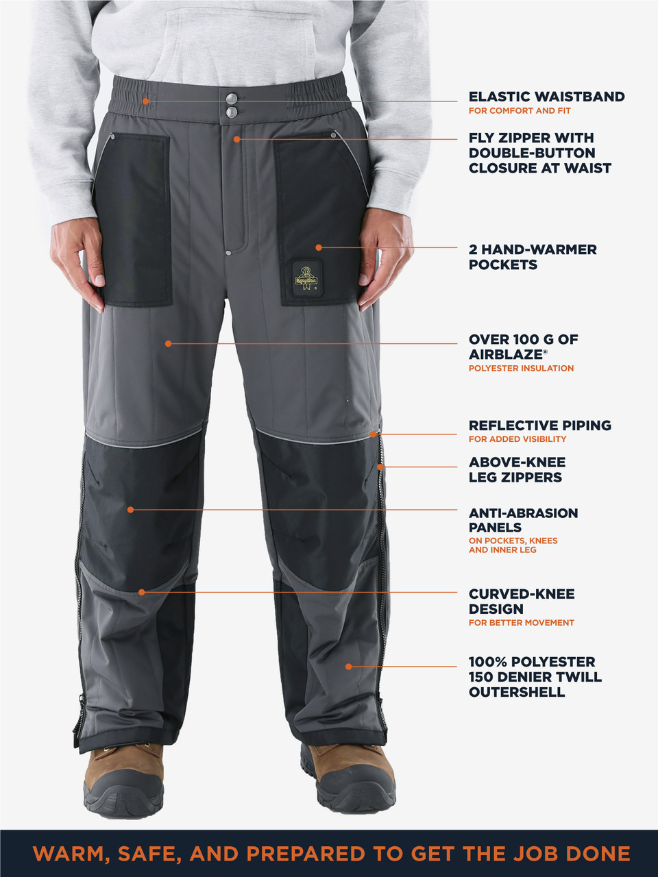 ChillShield® Pants (7750) | Rated for 10°F | RefrigiWear