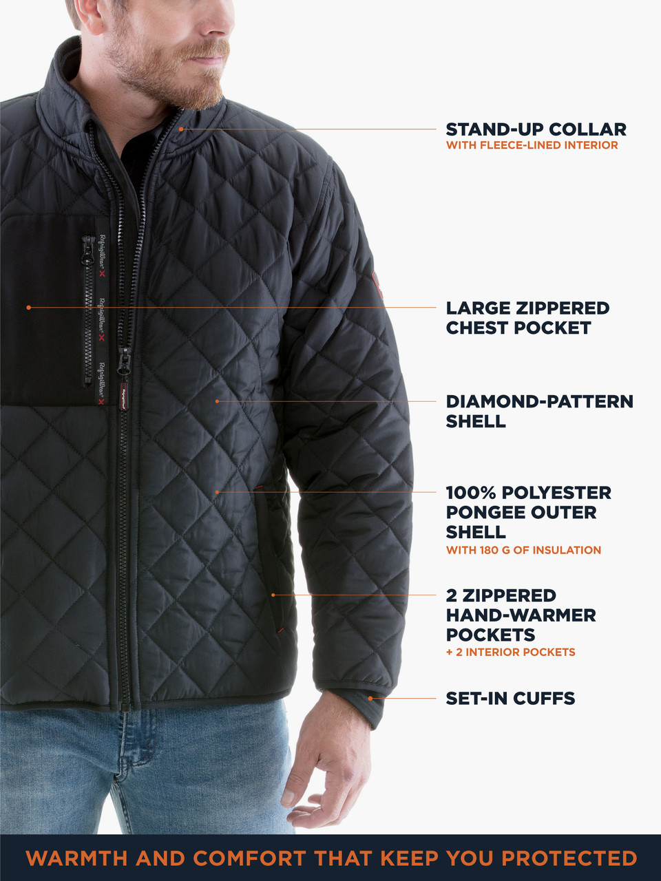 【新品】RUFFLOG STRAIGHT QUILT PUFFER JACKET Quilted Short Jacket With Long Sleeves And Elastic Waist