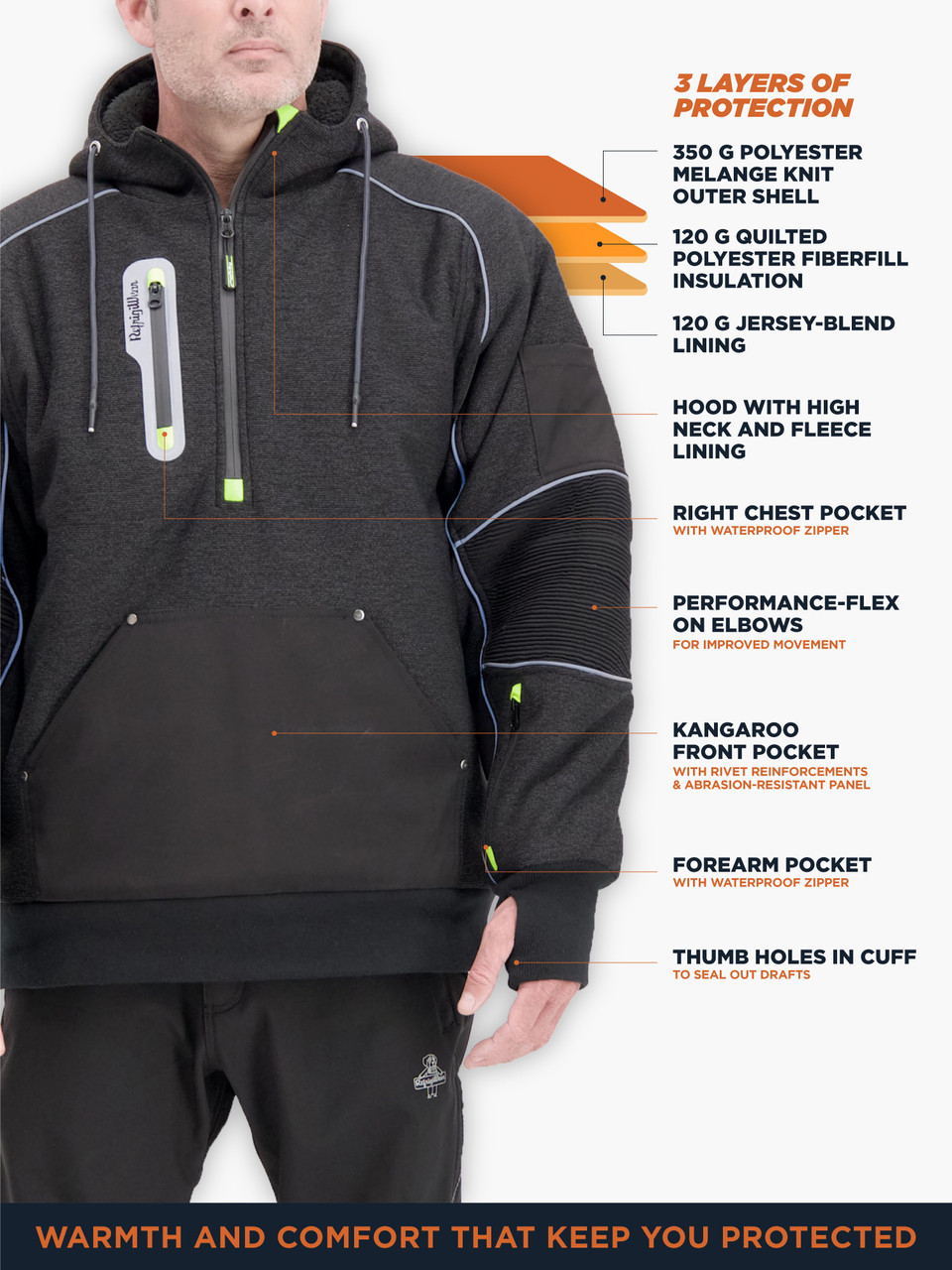 Extreme Hybrid Sweatshirt (8480) | RefrigiWear