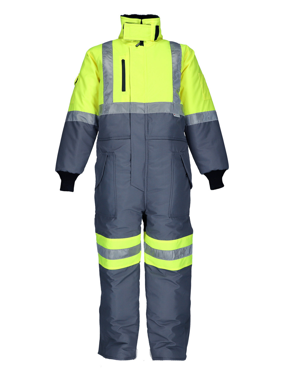 Refrigiwear Freezer Edge Insulated Coveralls (Lime Gray, 2XL)