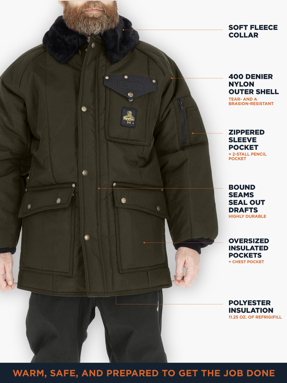 Iron-Tuff® Siberian™ (358) | Rated for -50°F | RefrigiWear