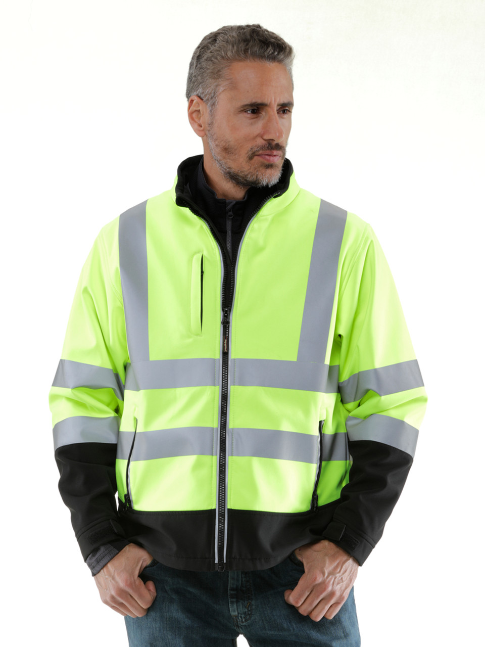 HiVis Softshell Jacket (9291) | Rated for 20°F | RefrigiWear