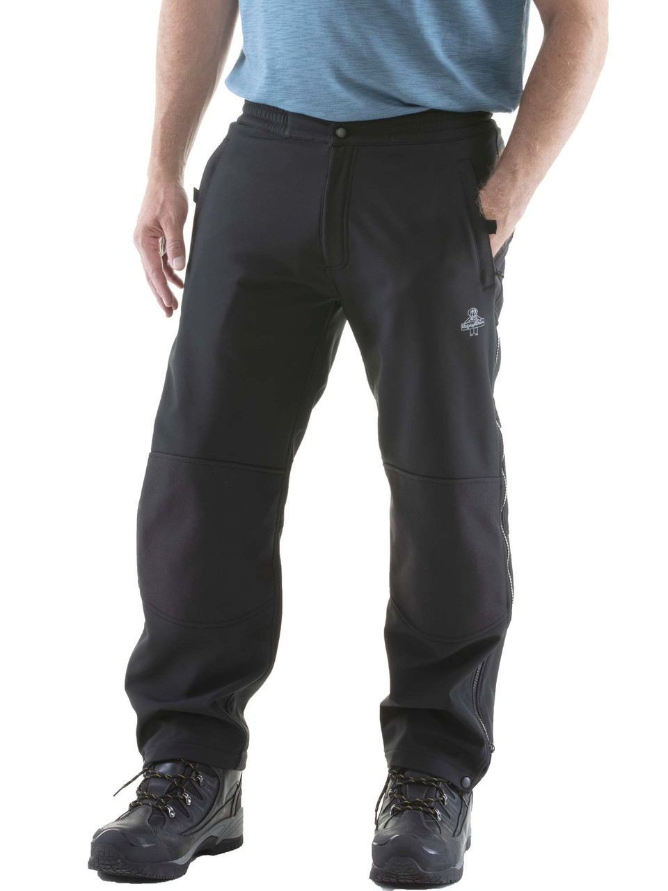 Refrigiwear Insulated Softshell Pants, Size: 2XL, Black
