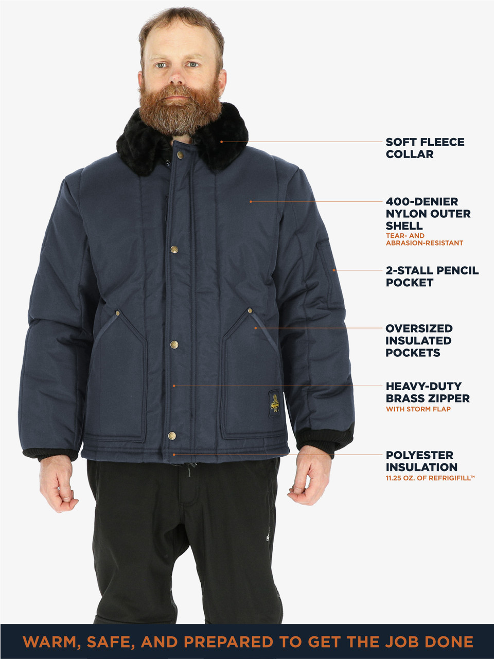 Arctic Jacket (359) | Rated for -50°F | RefrigiWear