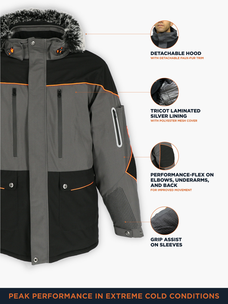 PolarForce® Parka (8340) | Rated for -40°F | RefrigiWear