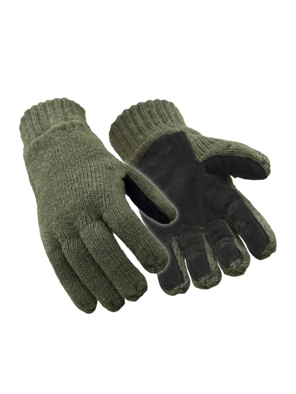 Insulated Wool Leather Palm Glove (521), Rated for 0°F