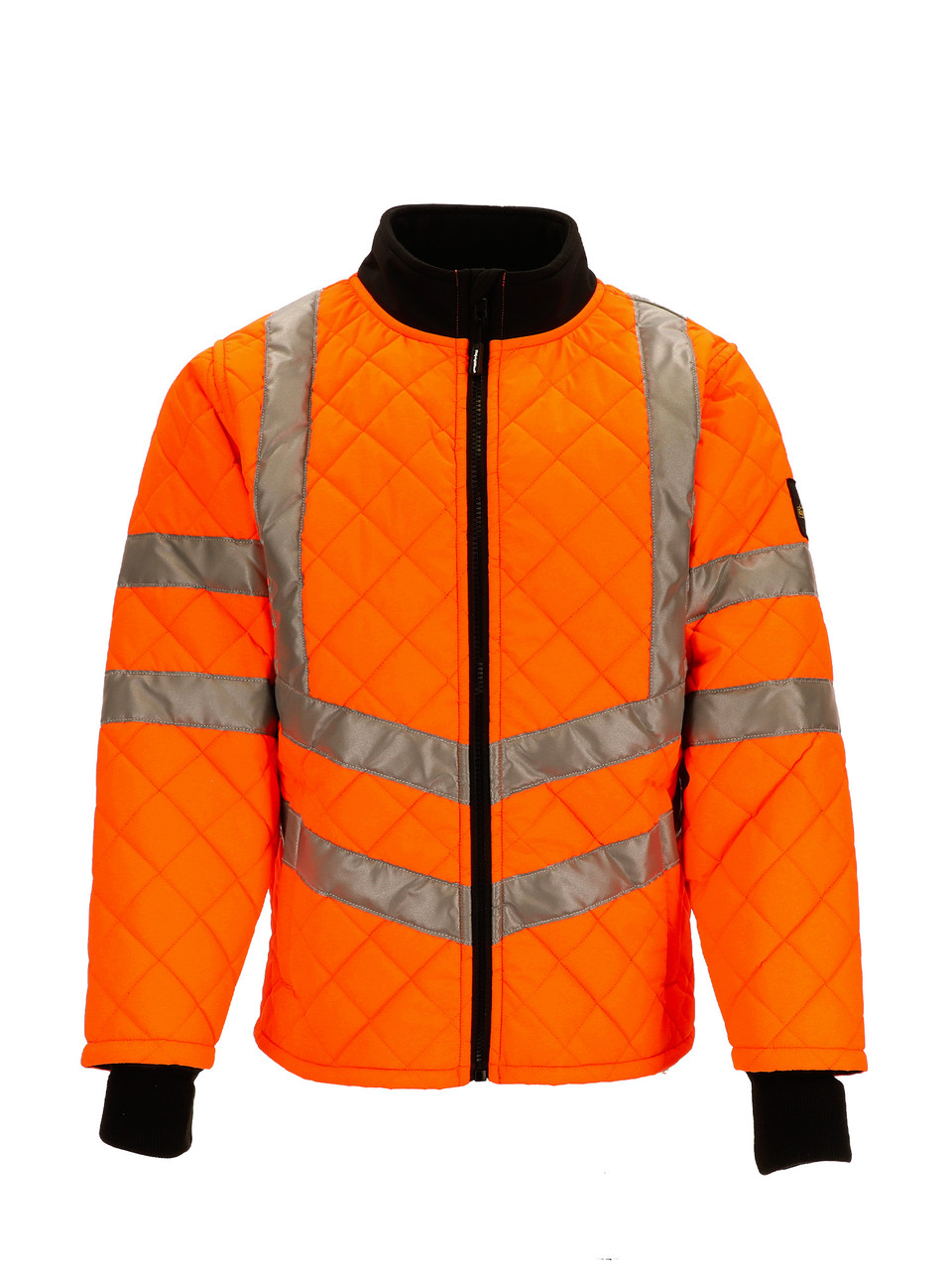 HiVis Diamond Quilted Jacket (8730) | RefrigiWear | for 30°F Rated