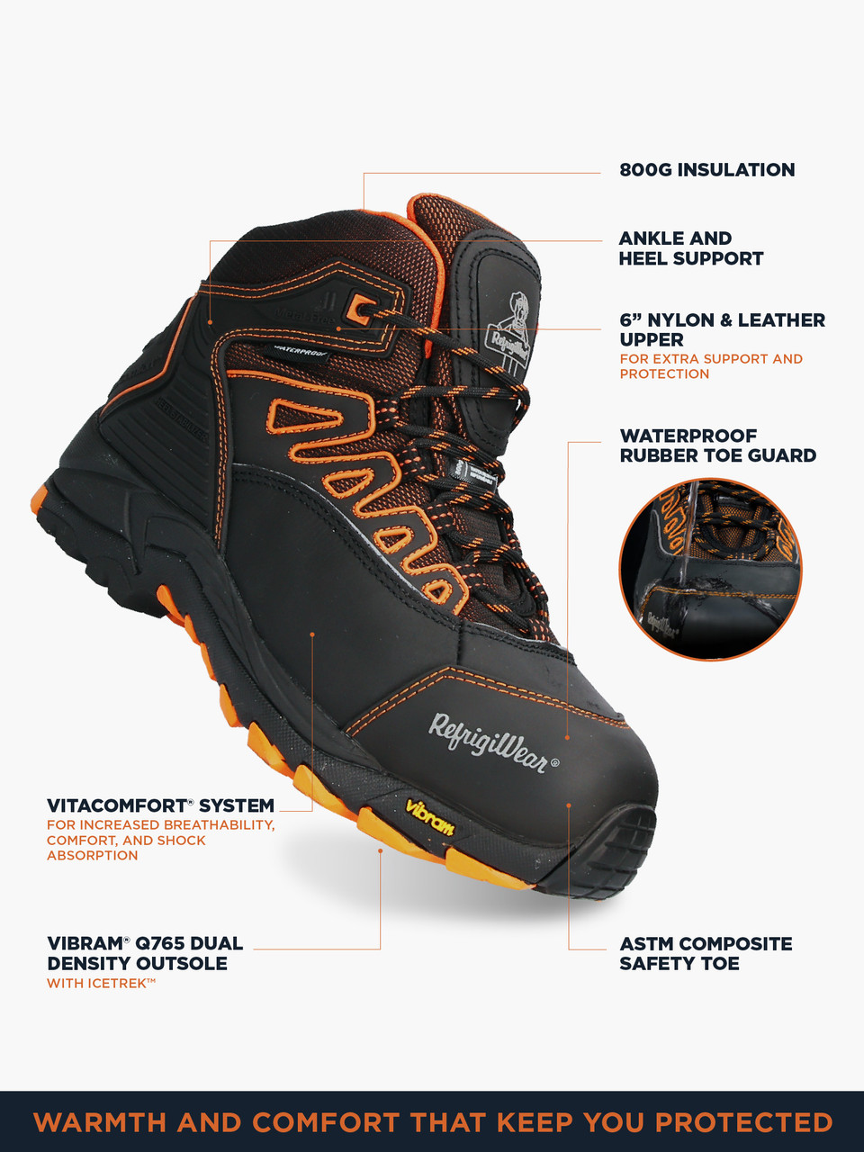 nori7650 Women's PolarForce® Hiker Boot - ASTM Composite Safety Toe