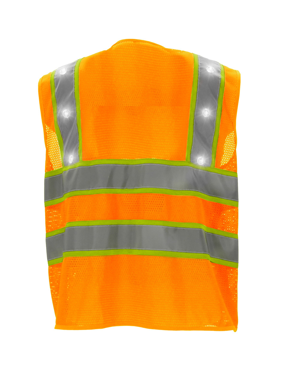 HiVis Safety Vest with LED Lights - Enhanced Visibility