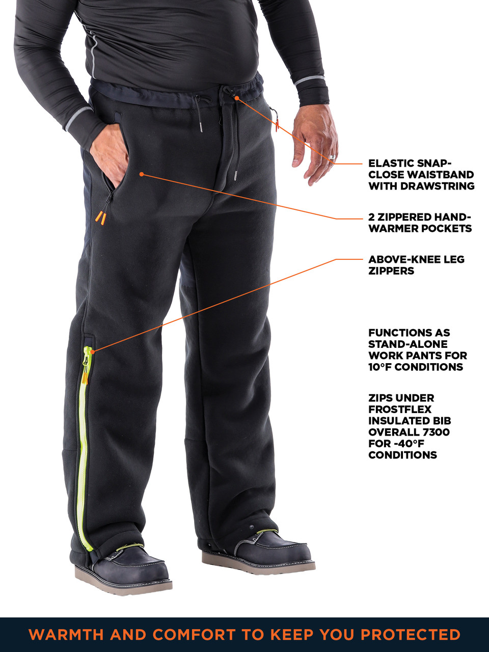 FrostFlex™ Fleece Pants - Gear for Refrigerated Warehouses