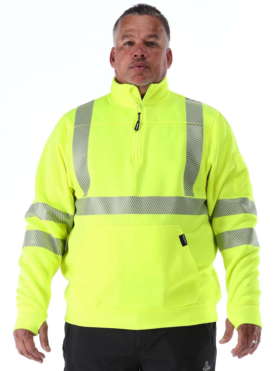 HiVis Quarter-Zip Sweatshirt (8481) | RefrigiWear