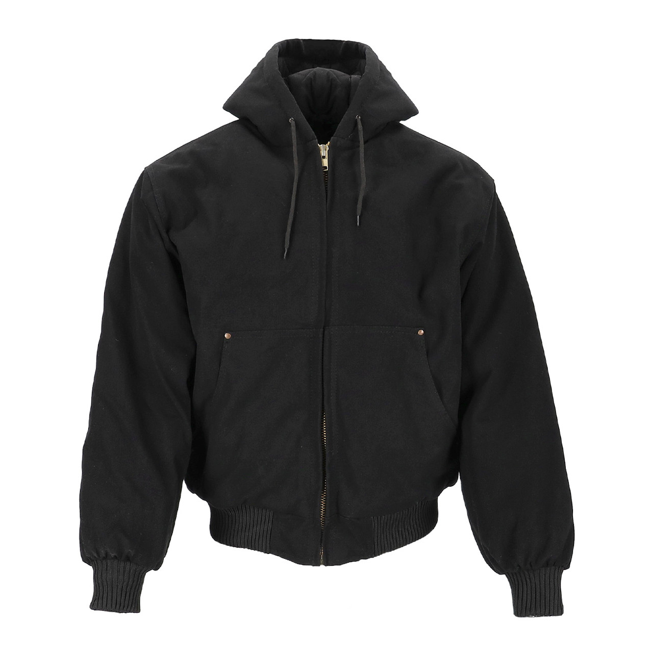 Hooded Canvas Jacket (8565) | Samco