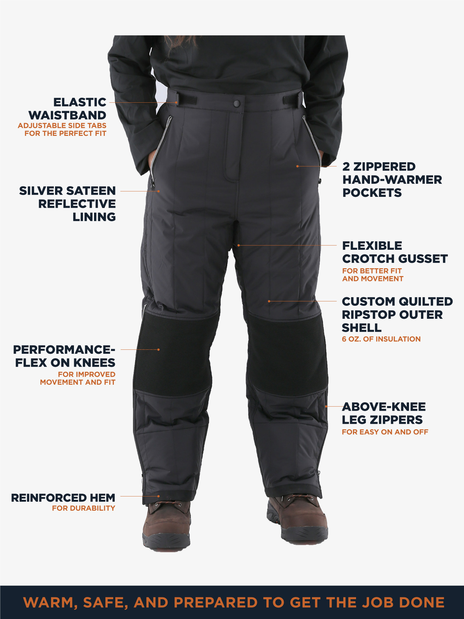 Women's Quilted Pants (420) Rated for 20°F RefrigiWear