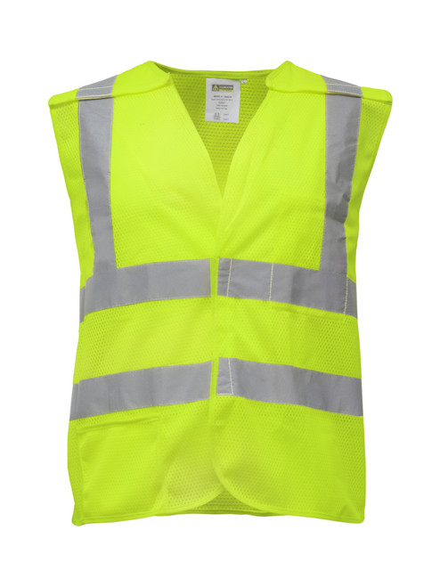 Lime-Break Away Mesh Safety Vest