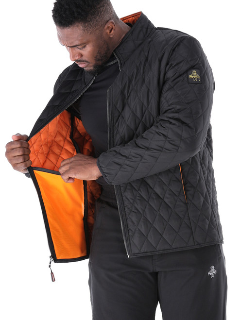 Lightweight Diamond Quilted Jacket