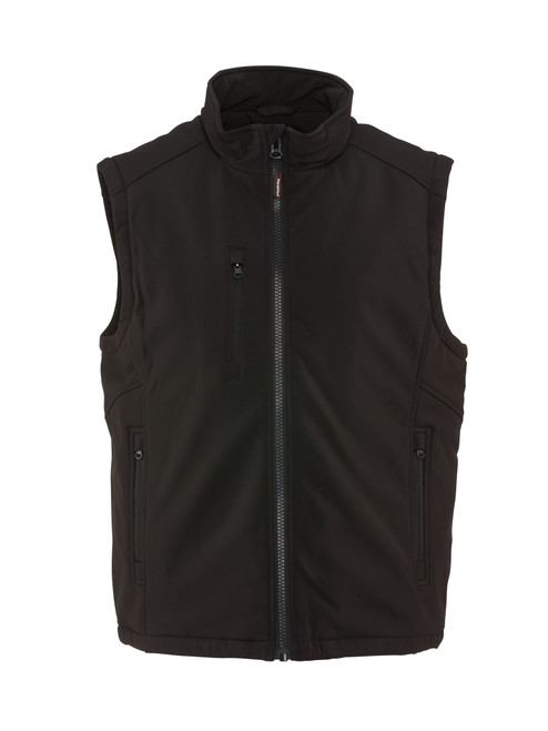 Black-Insulated Softshell Vest front view