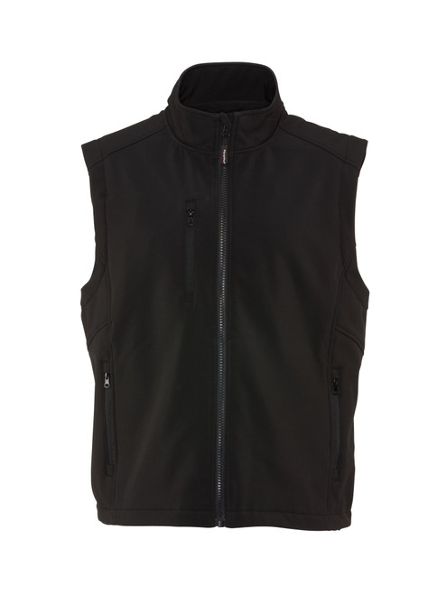 Black-Softshell Vest front view