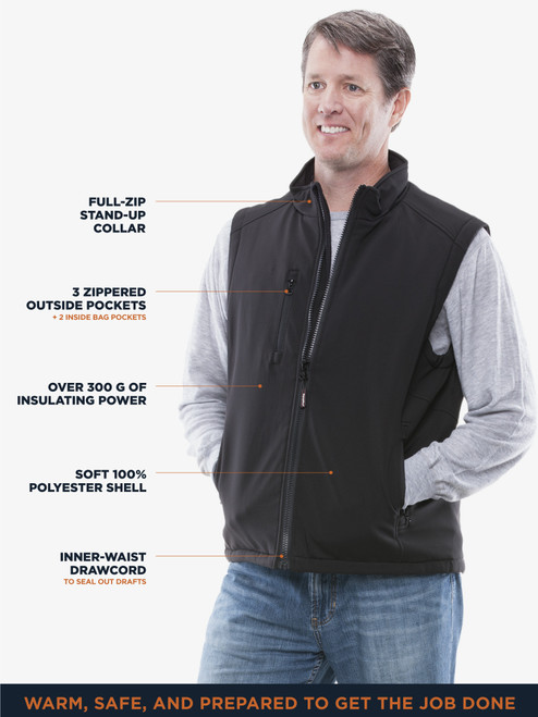 Softshell Vest (494) | Rated for 20°F | RefrigiWear
