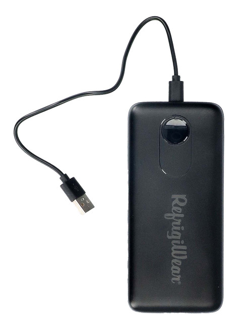 Rechargeable Battery for FrostFlex™ Heated Vest with charging cord
