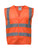 Orange-Break Away Mesh Safety Vest front view