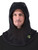 Extreme Hooded Balaclava on a model with face mask down