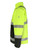 Lime/Black - HiVis 3-in-1 Rainwear Jacket left view