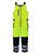 Lime/Black-HiVis Extreme Softshell Bib Overalls front view