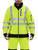 Lime/Black-HiVis Extreme Softshell Jacket on a model