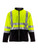 Lime/Black-HiVis Insulated Softshell Jacket front view
