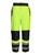 Lime-HiVis Insulated Softshell Pants front view