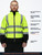 Black/Lime-HiVis Softshell Jacket features infographic