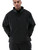 Black/Charcoal-Insulated Softshell Jacket on a model