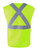 Lime-Mesh Safety Vest back view