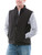 Black-Softshell Vest on a model