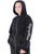 Black-Women's Hybrid Sweatshirt on a model
