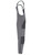 Gray-ChillShield® Bib Overalls right view