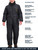 Navy-Iron-Tuff® Coveralls with Hood infographic
